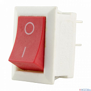 Выключатель клавишный YL211-04 2 положения белый/красный 1НО ЭНЕРГИЯ