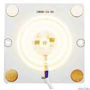 Плата LED, 220В, 12Вт, smd2835, IP20, 80Лм/Вт, PF>0,9, 2700 К, 80*80мм, прямоугольная с линзой