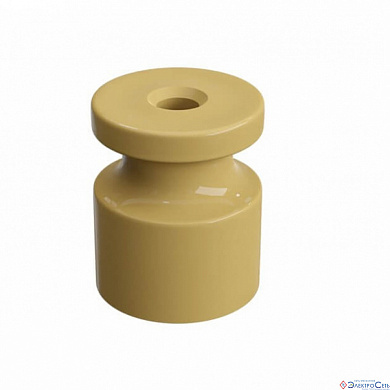 Изолятор универсальный пластиковый, цвет - песочное золото (100шт/уп) GE30025-32