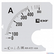 Шкала сменная для A721 400/5А-1,5 EKF