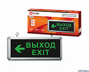 Светильник аварийный LED СДБО-215 "ВЫХОД EXIT НАЛЕВО" 3 часа NI-CD AC/DC IN HOME