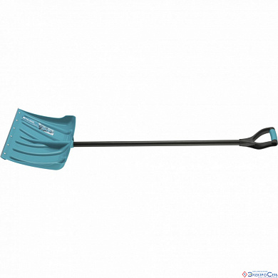 Лопата для уборки снега пластиковая LUXE,460х335х1300 мм, металлопластиковый черенок, до -50°Palisad