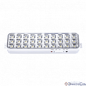 Светильник аварийный LED СБА 1098-30DC 30LED 1.2Ah lithium battery DC IN HOME