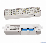 Светильник аварийный LED KL-30А SMD 30LED, 80Lm, пост./непост. режим работы AC/DC  SLT