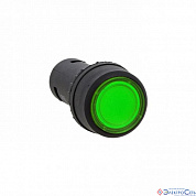 Кнопка зеленая возвр       SW2C-10D           1р,   подсв 220В, монолит (ЭКФ)