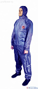 Костюм (куртка+брюки) L, малярный многоразовый, цвет синий
