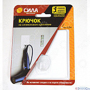 Крючок СИЛА на силикон.крепл. 10x10 белый  до 2,5кг