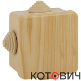 КР ОП сосна  квадр  80х80х50  IP54  7вх. с г/вводами  ЭРА(32)