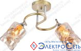 Люстра потолочная 2*E27 60W AU1807/2 GOLD+CR