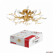 Люстра потолочная 4*E14 40W MODERN LORA-CL-4E14-GL золотой IN HOME