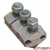 Зажим плашечный ПА-2-2 (70; 50/8,0; 70/11)для соед. AL и сталеалюм. проводов в шлейфах анкер опор ВЛ
