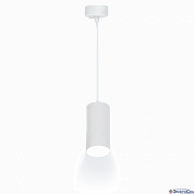 Подвес 1*GU10 40W 59980 7 цилиндр, провод 1м, 55*100мм, алюминий, белый,  Arton Ritter
