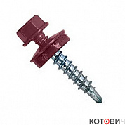 Саморез кровельный 4,8х35 RAL3005 Винно-красный (200)