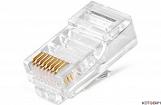 Разъем RJ-45(8P8C) под витую пару, UTP, кат. 5e PROconnect (100)