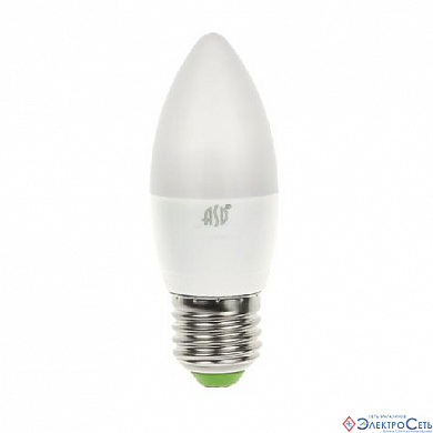 Лампа  E27  LED  Свеча    5W  3000K  C37  FR  450Lm  220V  ASD