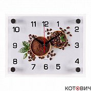 Часы настенные 2026-049 Кофейные зёрна Рубин