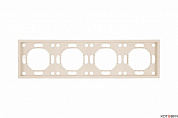 Рамка 4п кашемир PFR00-5004-08 Эмили soft touch