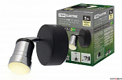 Спот  LED  5W СНС 3000K Костус черный/хром IP44 TDM
