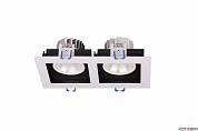 Светильник встраиваемый LED 2x8W 4000K PSP-S 212 55° White IP40