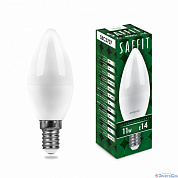 Лампа  E14  LED  Свеча  11W  6400K  C37  FR  905Lm  230V  SBC3711 SAFFIT
