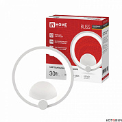 Бра настенное LED 30W 3000-6500K 2400Лм ELEGANT BLISS-WH STEP COLOR белый IN HOME