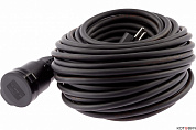 Удлинитель силовой  1гн, 20м, с/з, черный КГ 3x2,5 UPx-1e-3x2,5-20m-IP44(KG) ЭРА