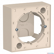 Коробка наружнего монтажа 1п бежевый Atlas Design ATN000200 