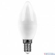 Лампа  E14  LED  Свеча  15W  6400K  C37  FR  1275Lm  230V  C37, SBC3715 SAFFIT