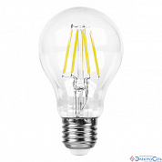 Лампа  E27  F-LED  Груша    7W  4000К  А60  CL  760Lm  230V LB-57 FERON