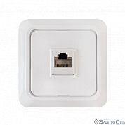 Розетка 1п информационная белый RJ-45 7035 BOLLETO IN HOME