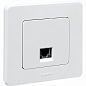 Розетка механизм 1п телефонная белая INSPIRIA