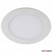 Светильник LED встр кругл  3W 4000K d85(68)мм 150Lm бел IP20 ЭРА