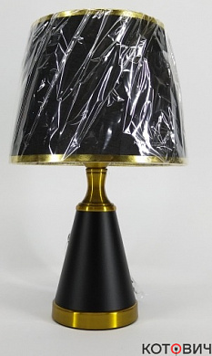 Светильник прикроватный 60W E27 AU91962/1 BLACK+GD