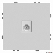Розетка механизм 1п TV белый фарфор RST00-5108-01 75 Ом, 5-862МГц soft touch Эмили