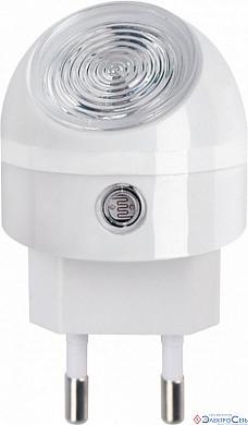Светильник ночник LED NLE 08-LW-DS белый вращ 360 град с датчиком освещения IN HOME