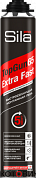 Монтажная пена профессиональная, быстросохнущая, 850мл  SILA PRO TOPGUN 65 EXTRA FAST