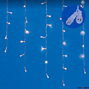 Гирлянда LED, бахрома,IP44, т.бел, 6,0мх0,7м, 300LED, прозр.пр. ULD-B6007-300/DTA WW UNIEL 