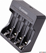 ЗУ KOC903USB 1-4 АА/ААА питание от USB шнур. автомат.  КОСМОС