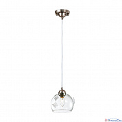 Подвес 1*E14 40W 2764/1 ODL15 729 никель белый  MELETA