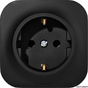 Розетка 1п о/у с/з черный Quteo IP20 16А 250В 782472