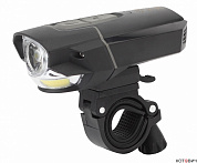 Фонарь вело LED VA-901 (5Вт + СОВ подсветка колеса AL литий зарядка USB) ЭРА