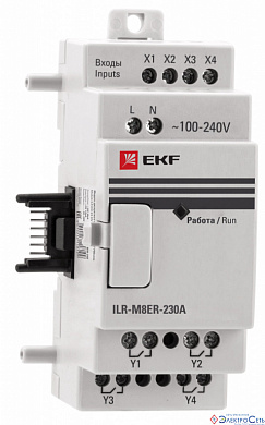 Модуль дискретного в/в 4/4 230В PRO-Relay EKF