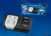 Стабилизатор   0,5кВт U-ARS-500/1 настольный Standart-Expert 500BA  145-280В  UNIEL                 