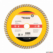 Круг алмазный отрезной Turbo волна 180x22.2x2.2x10 мм KRANZ