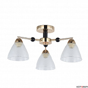 Люстра потолочная 3*E27 60W 12224/3FGD+BK WCL 