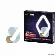 Бра настенное LED 20W  OTTIMO, 200х80х210, 9м², белый/золото, 51614 3, Ritter
