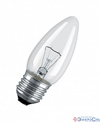 Лампа  E27  накаливания  свеча   60W  220V ДС-220-230-60 200/МС