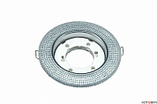 Светильник точечный GX53R прозрачный/хром R12L-crystal с подсветкой 230V  IN HOME