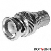 Переходник штекер BNC - гнездо F PROCONNECT