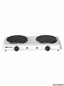 Плитка электро HP-04W 2000Вт 150/150мм 2конф/диск бел